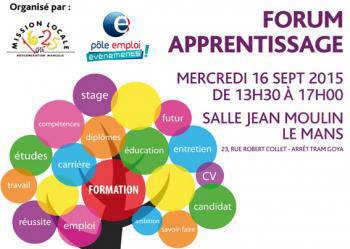 Forum apprentissage - Le Mans mercredi 16 septembre 2016