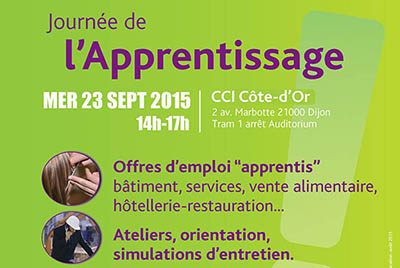 Journée de l'apprentissage - Dijon - Mercredi 23 septembre à 14h00