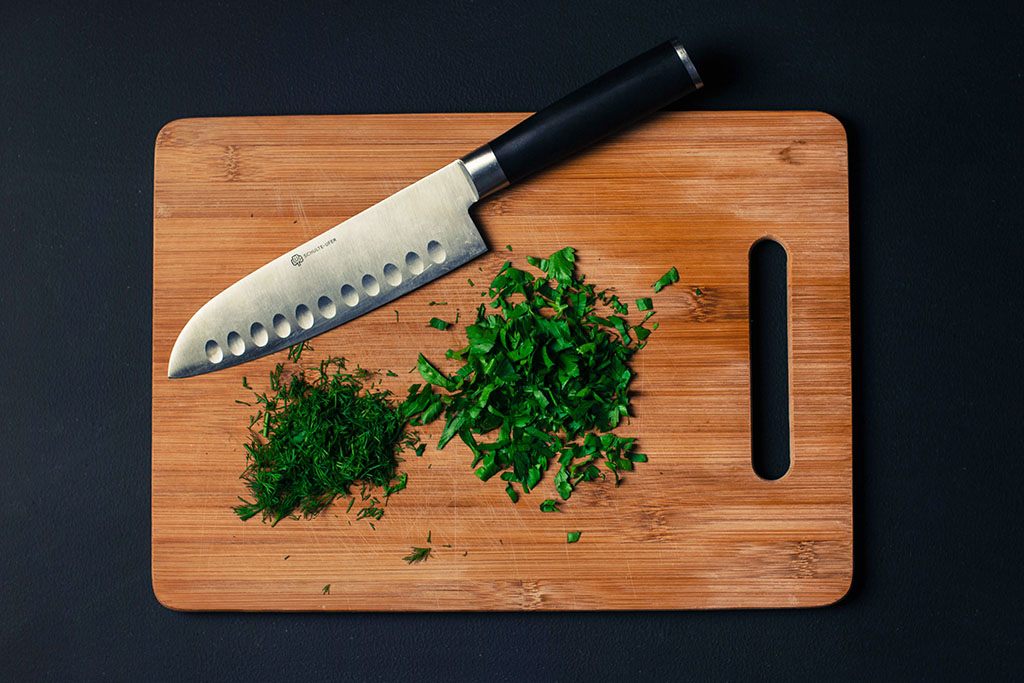 Un couteau de cuisinier