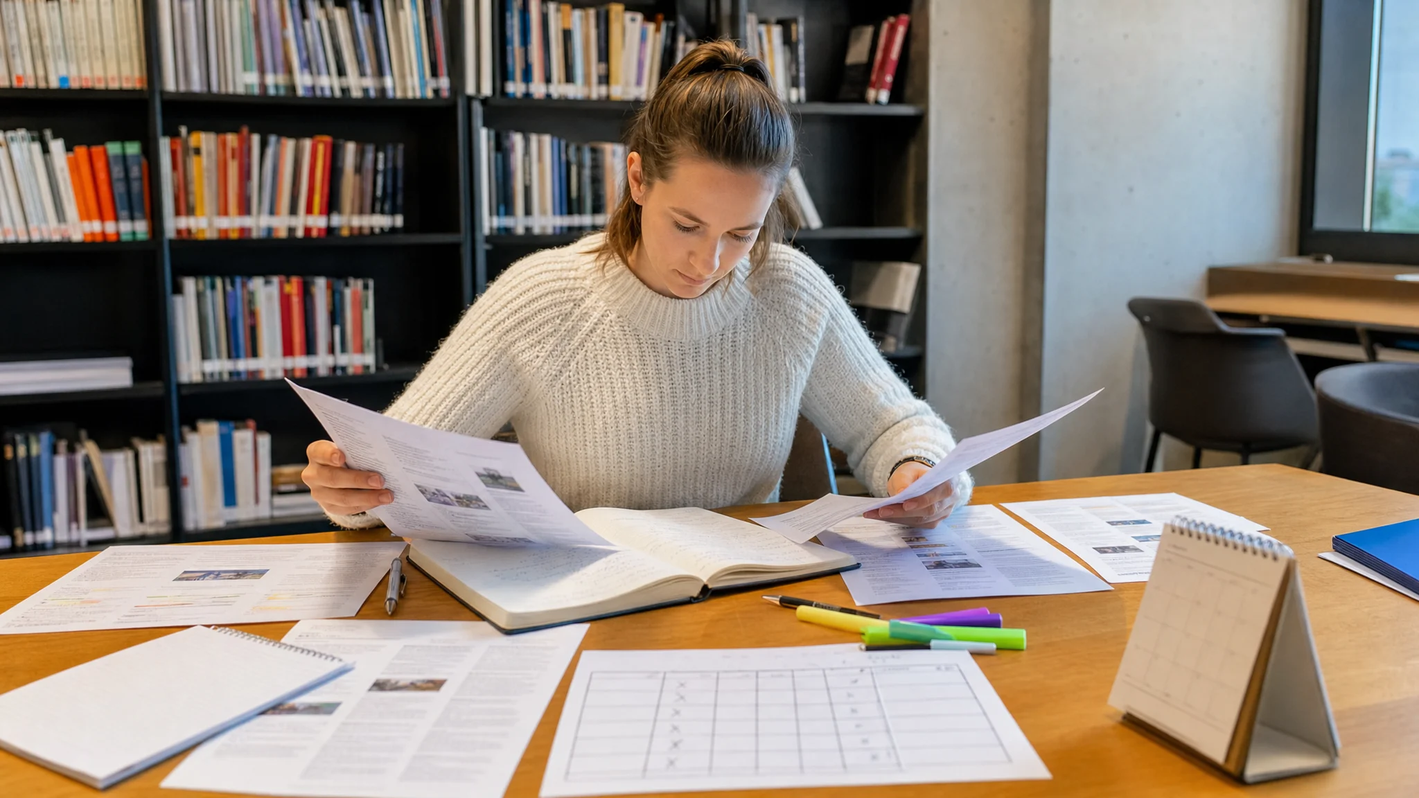 Étudiant en BTS en alternance qui compare plusieurs entreprises avant de constituer une shortlist