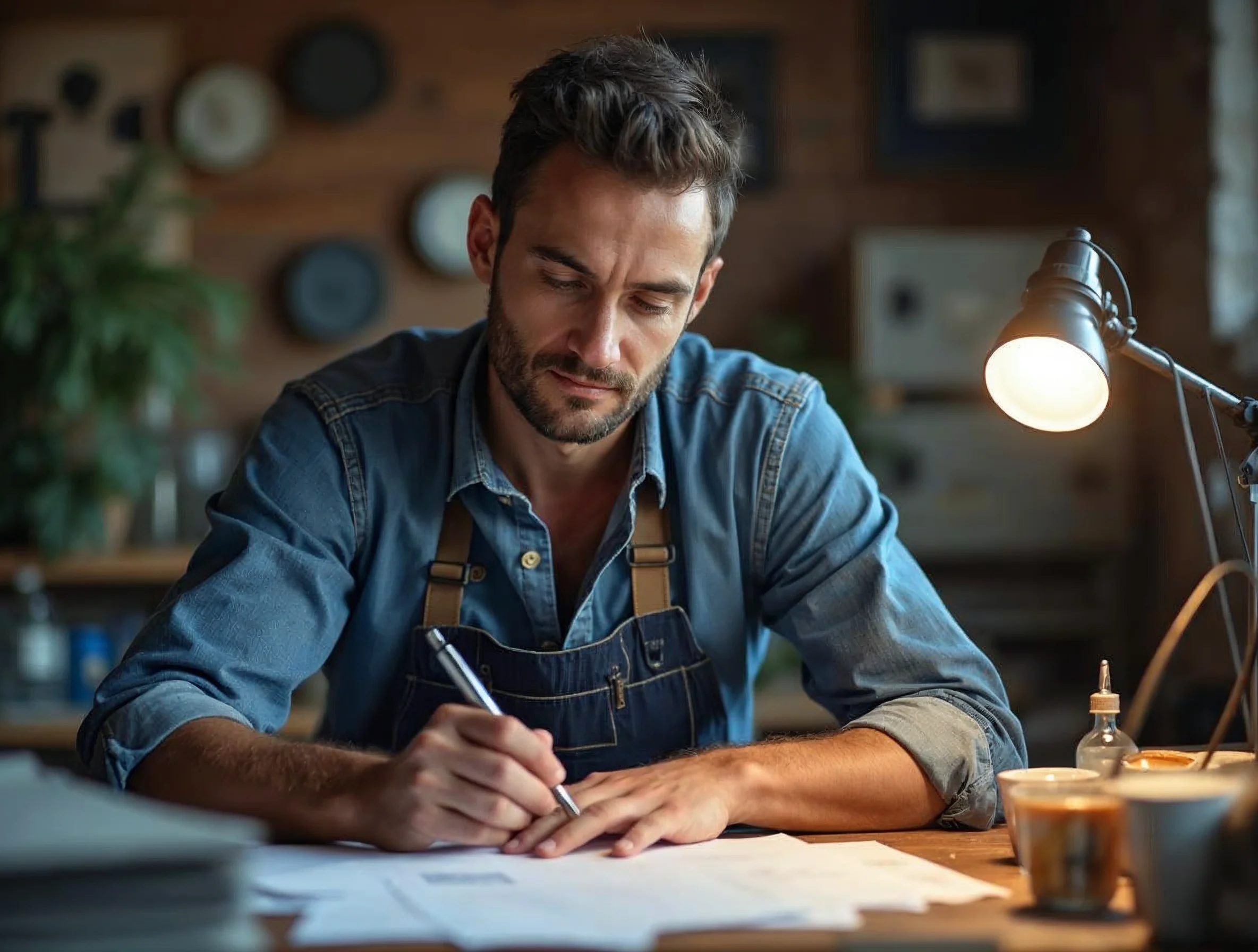 Ce que l’employeur évalue avant de prendre un apprenti Employeur examinant les besoins du poste et les contraintes avant de recruter un apprenti.