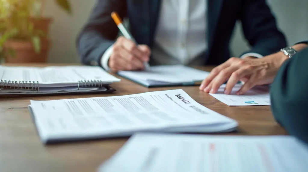Responsable RH préparant les informations utiles avant de publier une offre d’apprentissage.