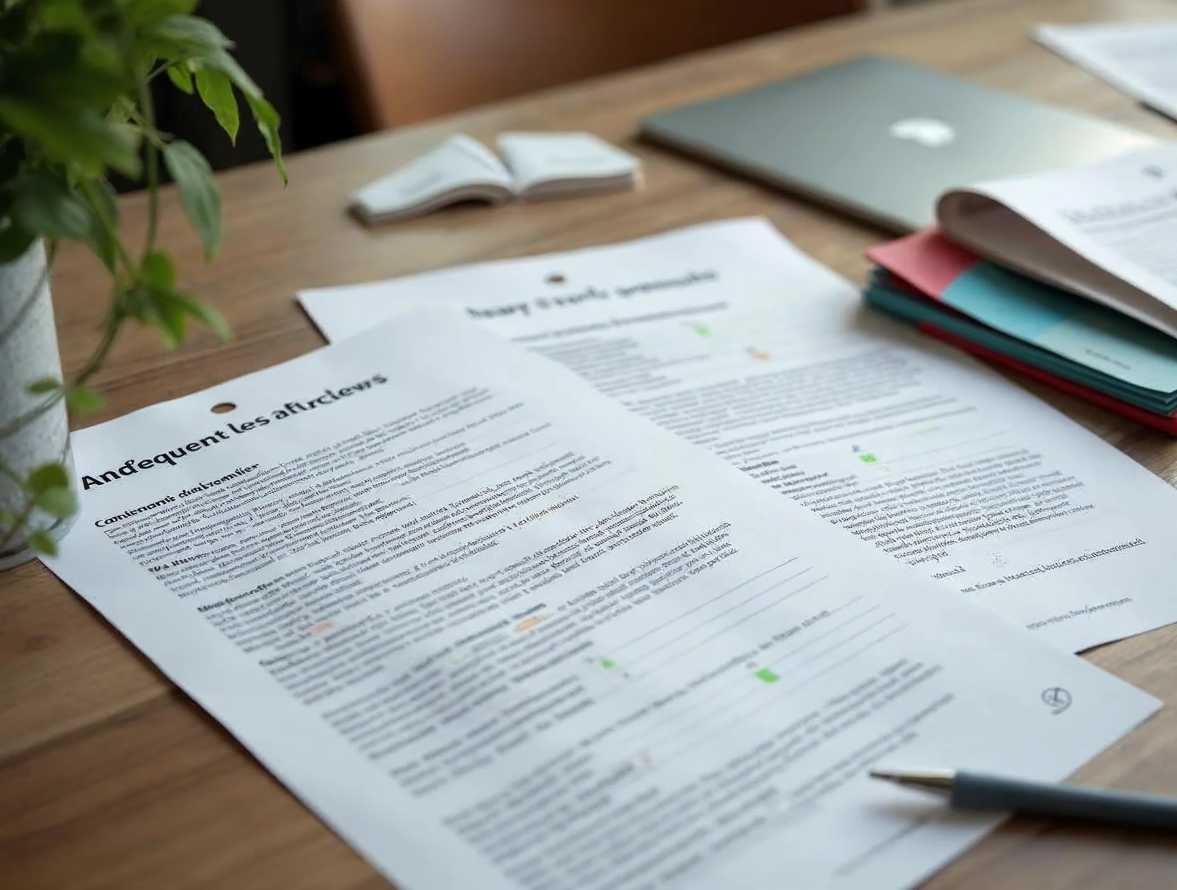 Distinguer les informations à publier et celles à conserver pour le contrat Documents triés entre annonce d’apprentissage, contrat et vérifications administratives.