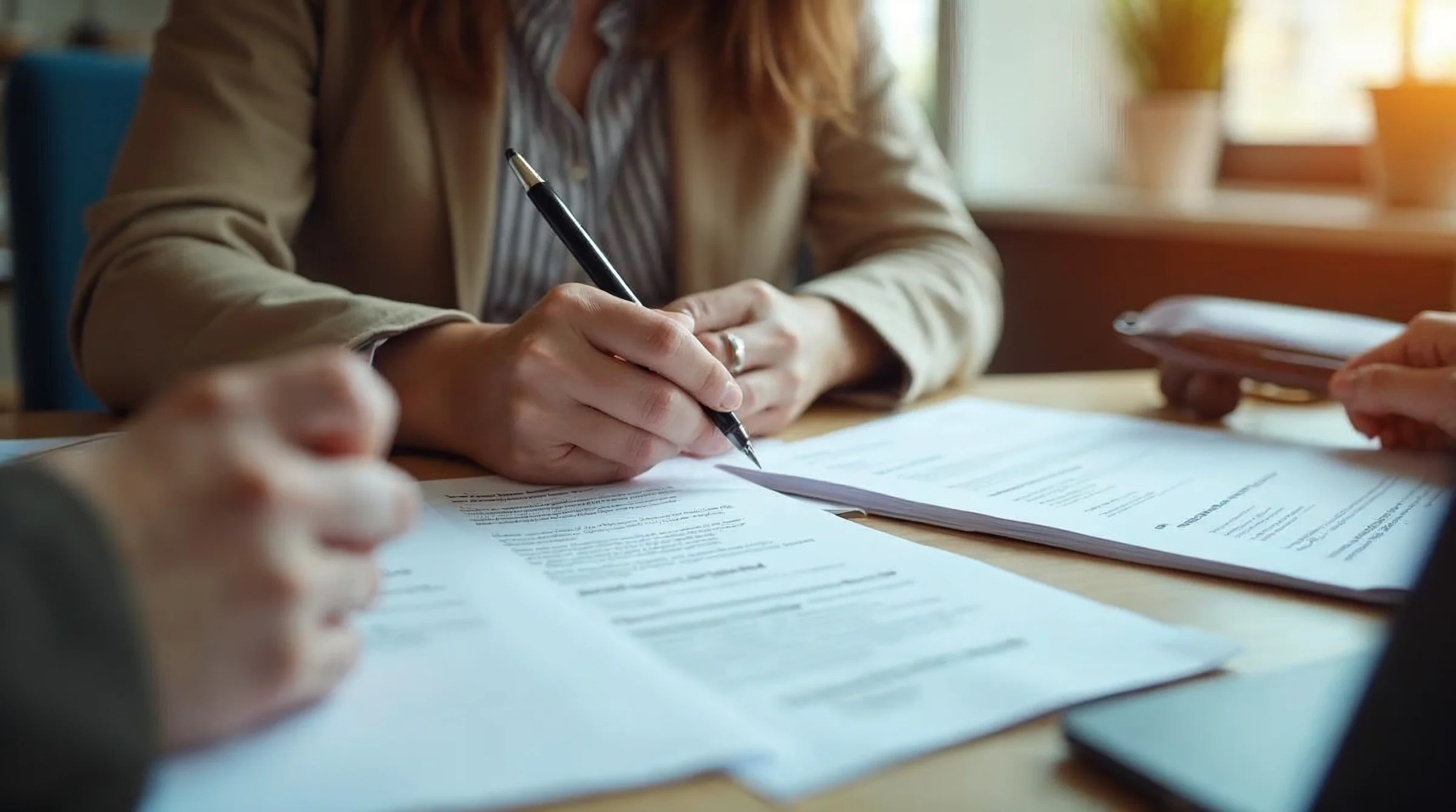 Recruteur analysant un CV et une lettre de motivation d'apprenti à partir des missions du poste et de la formation visée.