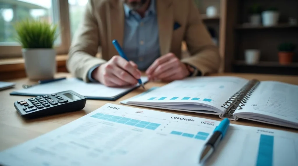 Responsable de PME vérifiant en 2026 les conditions d'aide à l'embauche d'un apprenti avec documents et calendrier