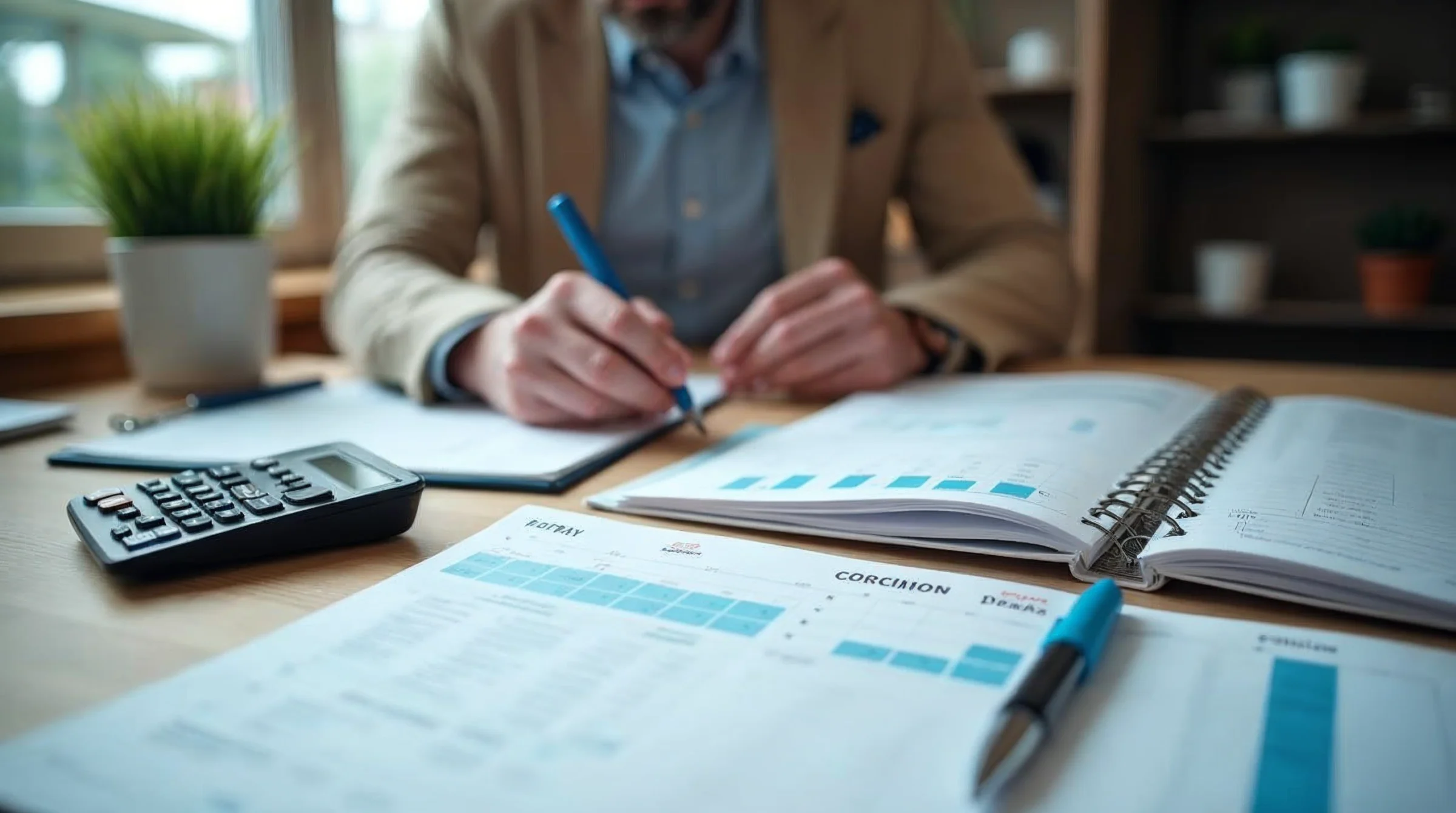 Responsable de PME vérifiant en 2026 les conditions d'aide à l'embauche d'un apprenti avec documents et calendrier