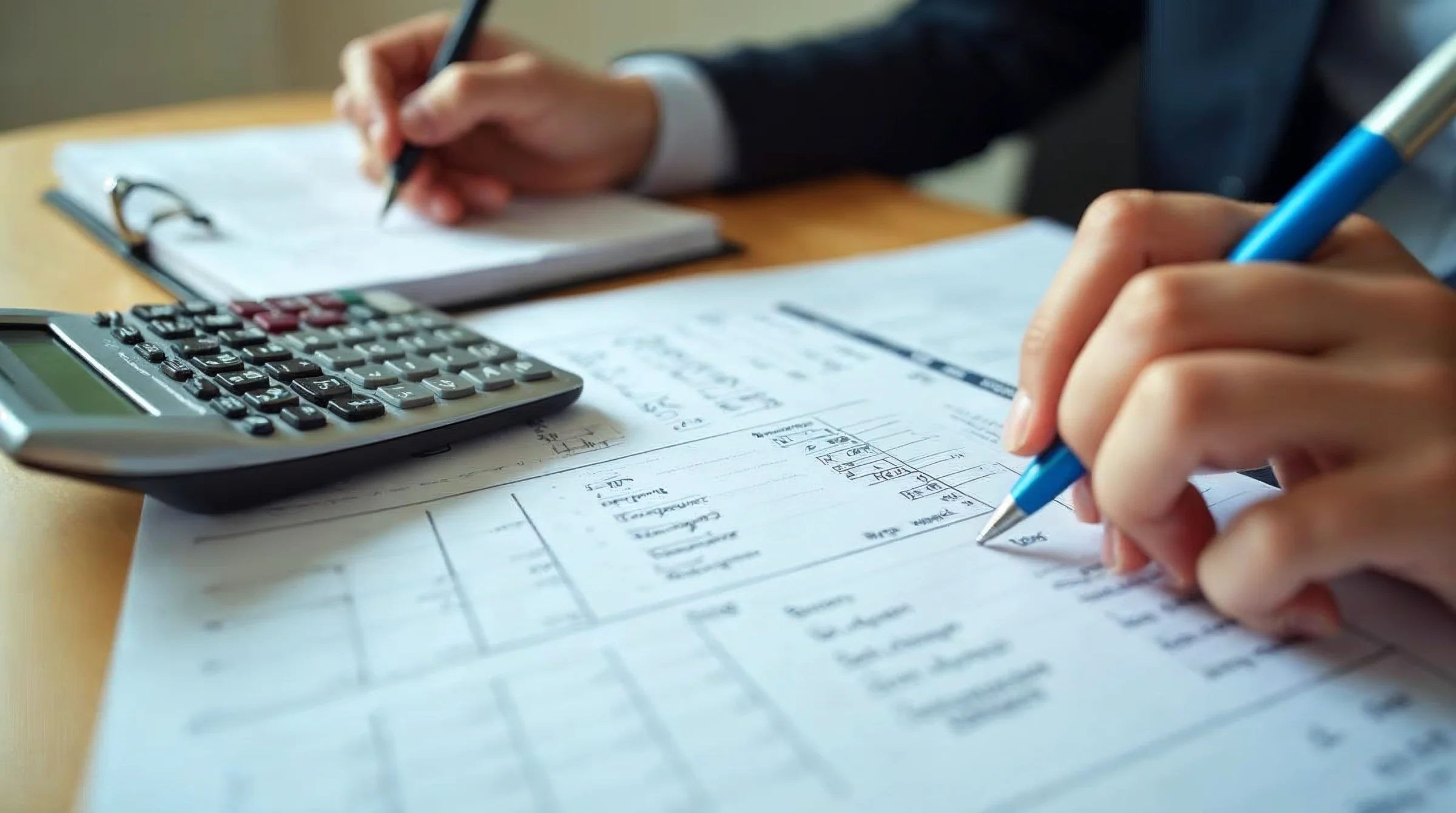 Responsable employeur qui compare une grille de rémunération d’apprenti et prépare un budget de contrat.