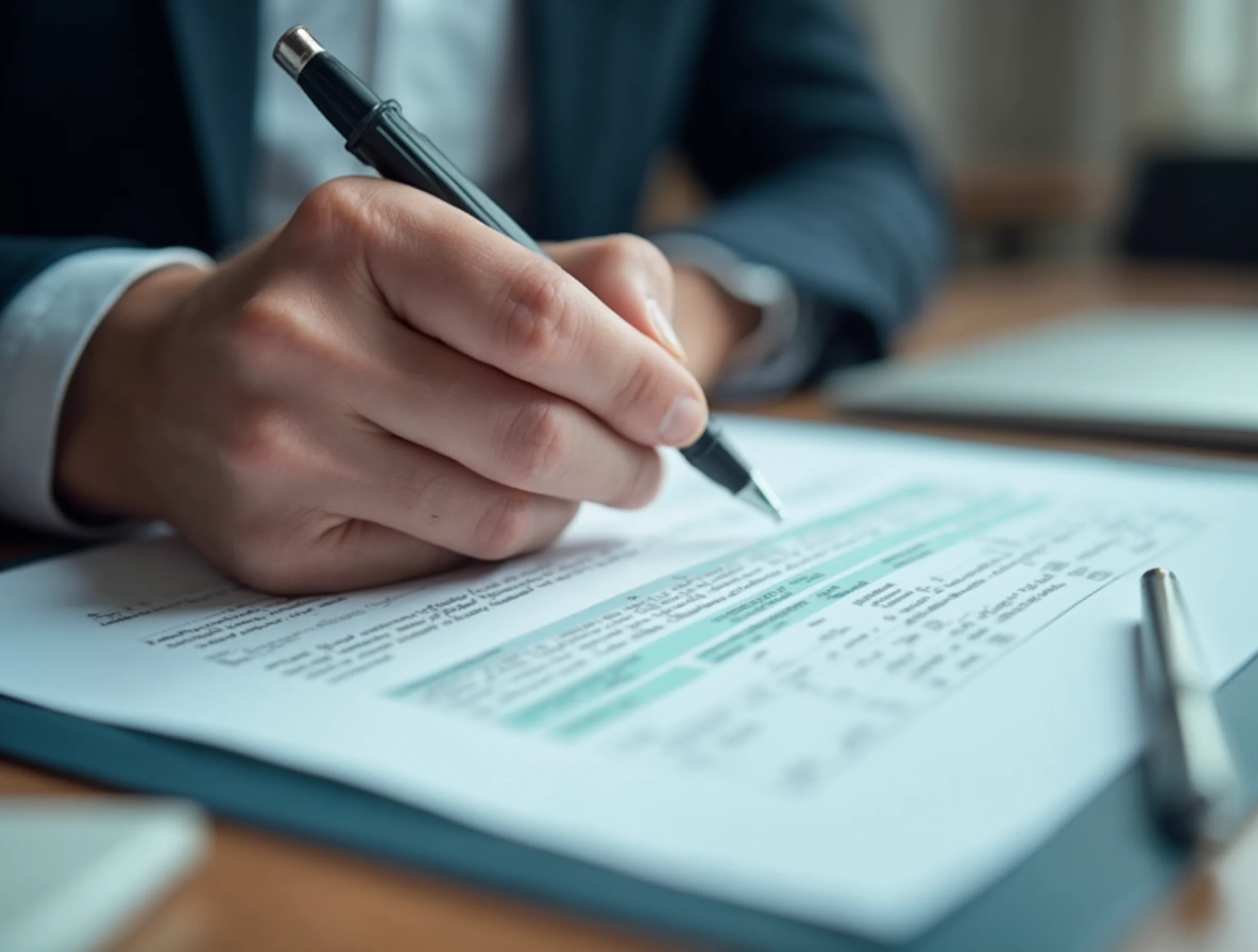 Vérification des informations administratives de l’entreprise sur un dossier de contrat d’apprentissage.