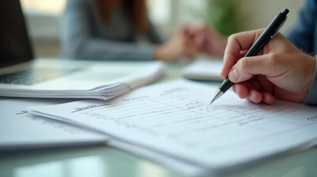 Responsable préparant les formalités d’embauche d’un apprenti avant son arrivée en entreprise
