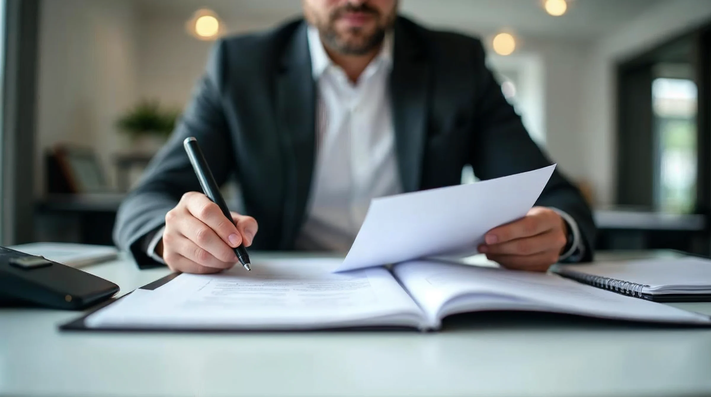 Employeur examinant un dossier de contrat d’apprentissage après une notification de refus de l’OPCO.