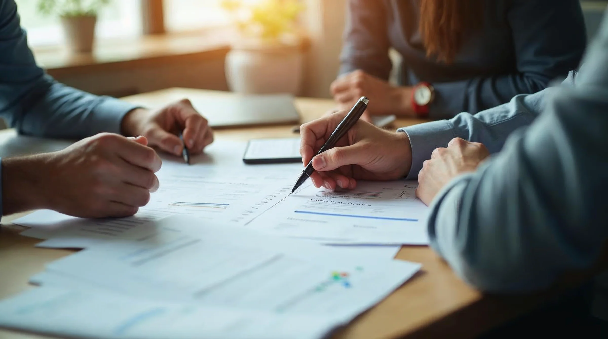 Recruteur préparant une offre d’apprentissage claire avec documents de cadrage sur un bureau.