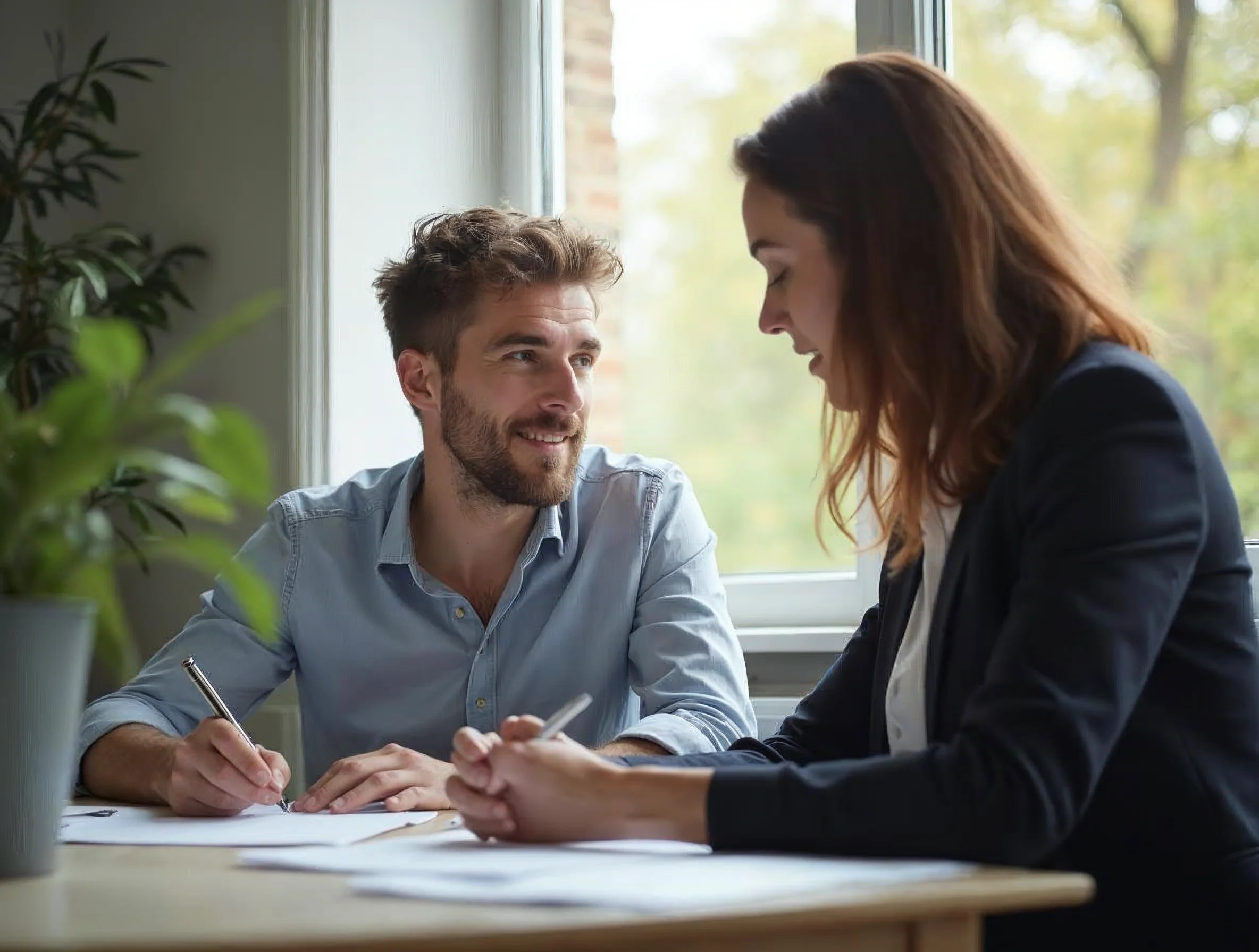 Évaluer le tuteur d'alternance et l'intégration Échange entre un alternant et son tuteur pour illustrer l'accompagnement et l'intégration en entreprise