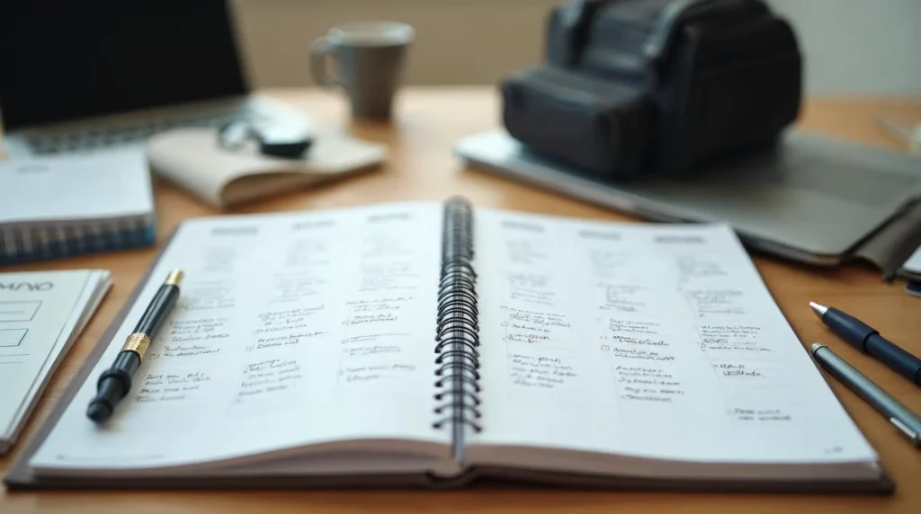 Futur alternant comparant plusieurs rythmes d'alternance avec un calendrier et des documents de planning.