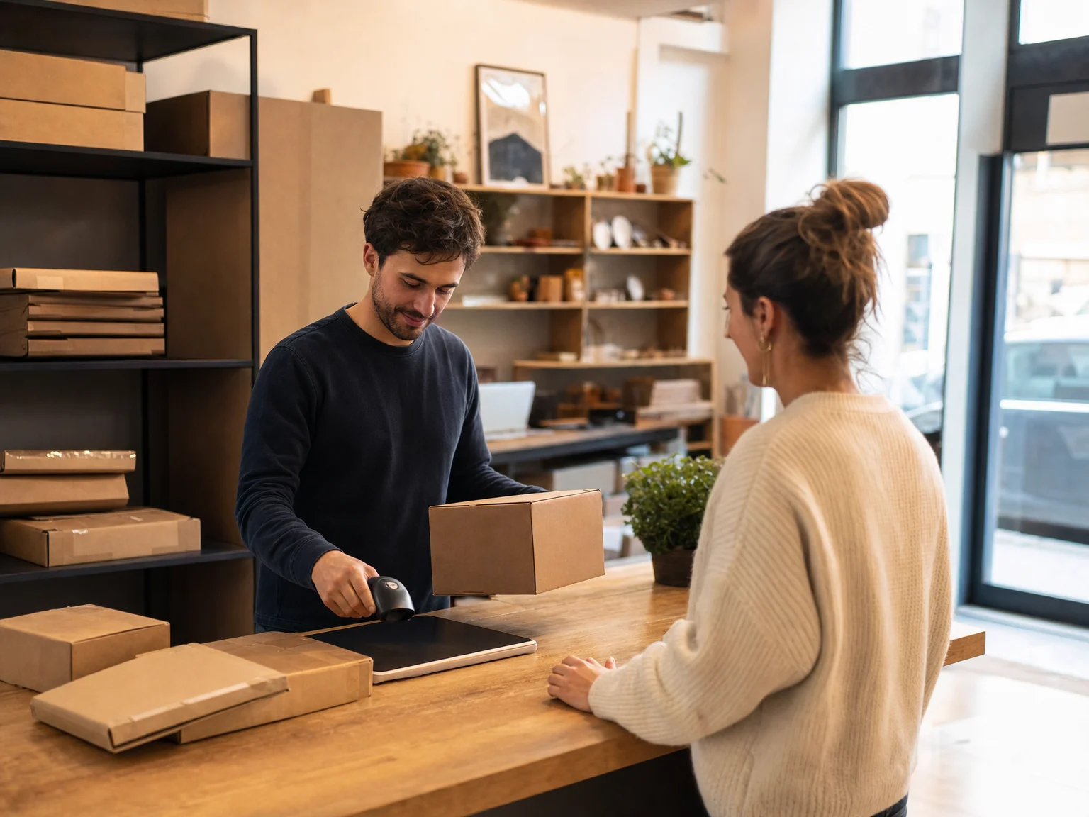 E-commerce local et click and collect en apprentissage commercial Environnement de click and collect et e-commerce local pour un apprentissage dans le commerce