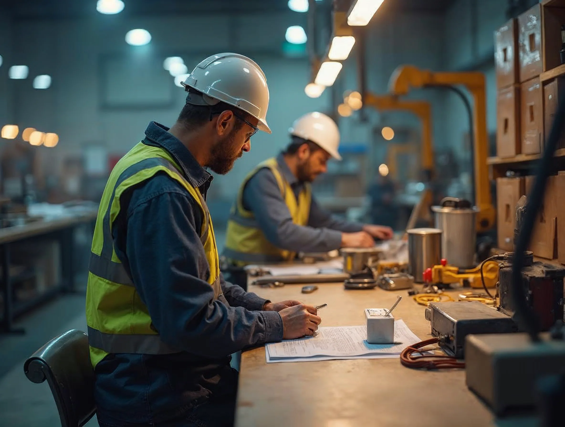 Vérification des missions, de la zone de travail et des risques avant l’accueil d’un apprenti mineur.