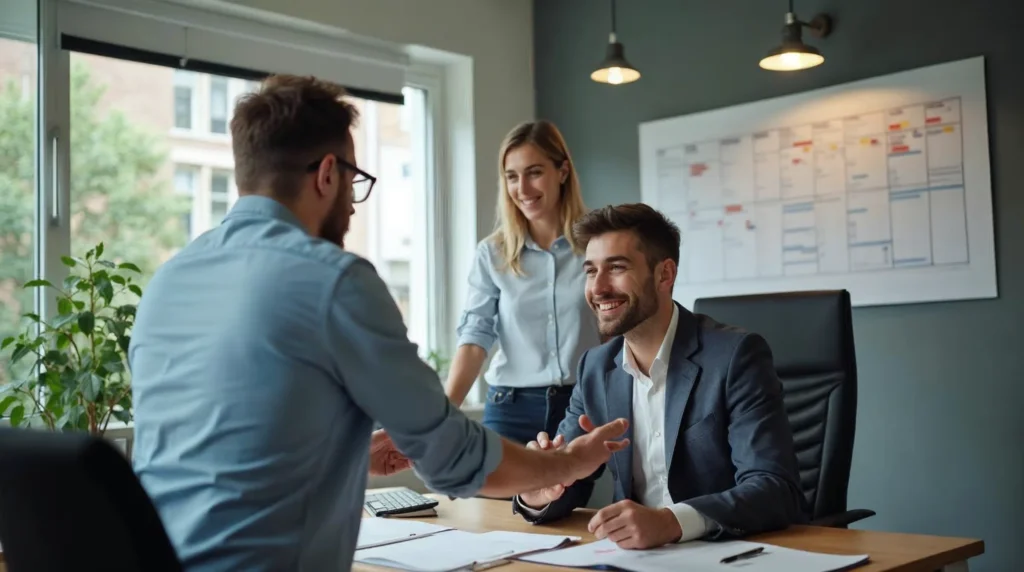 Préparation concrète de l’arrivée d’un apprenti dans l’entreprise avec poste prêt, planning et accueil encadré.
